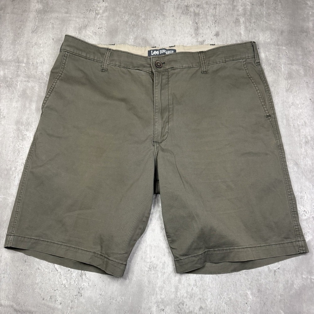 Lee Dungarees Cargo Shorts Men's 40 Khaki Brown Stretch Performance Utility
